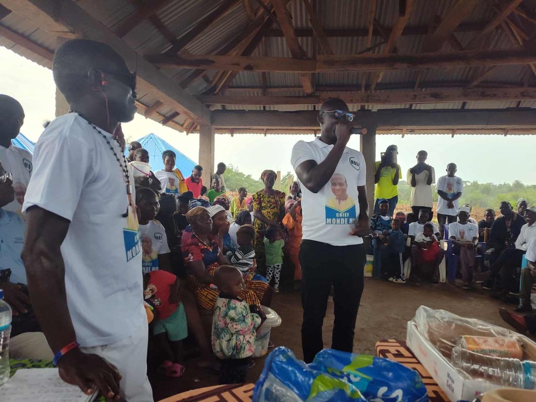 Community leaders and elders gathered at Wonde Moi